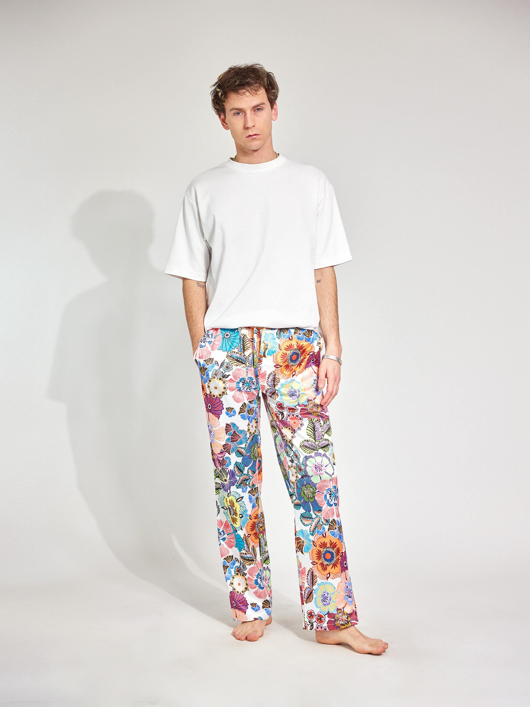 Flower Tantra Satinhose Damen & Herren