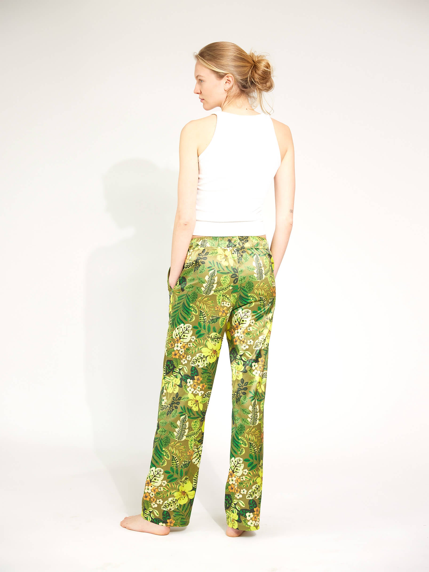 Quincy Jungle Unisex Satinhose