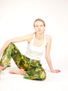 Quincy Jungle Bootcut Satinhose