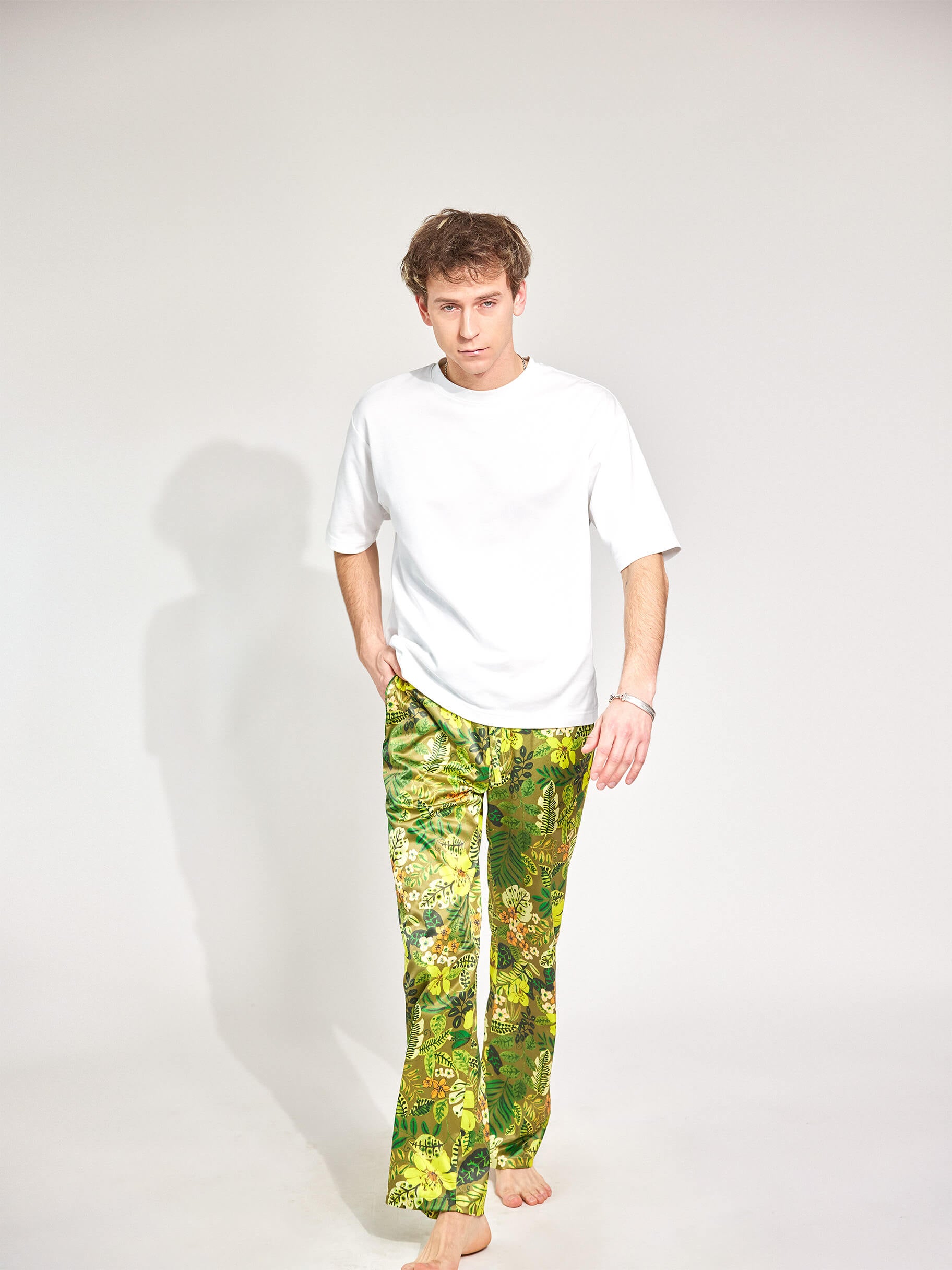 Quincy Jungle Stoffhose Damen und Herren