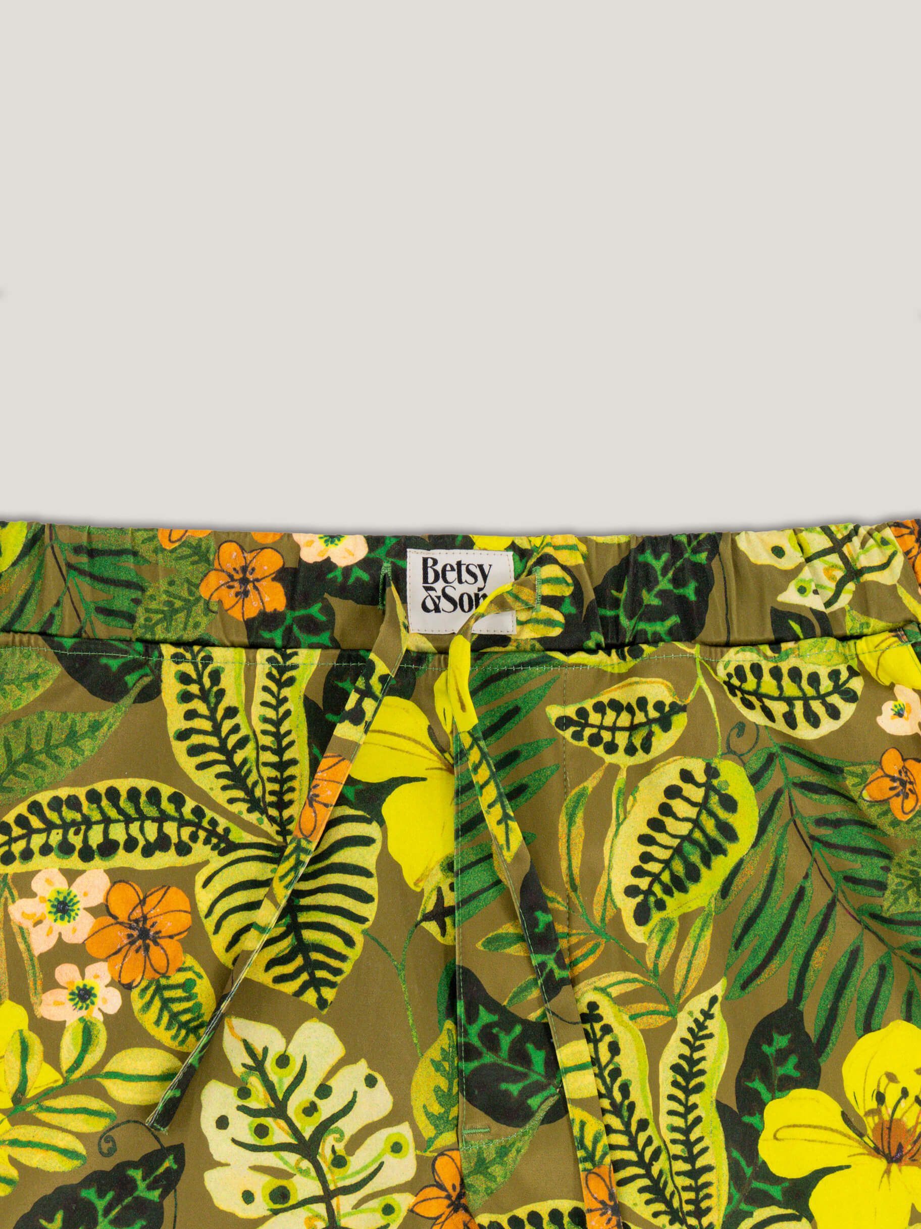 Quincy Jungle Unisex Satinhose Slowfashion Betsy and Sons