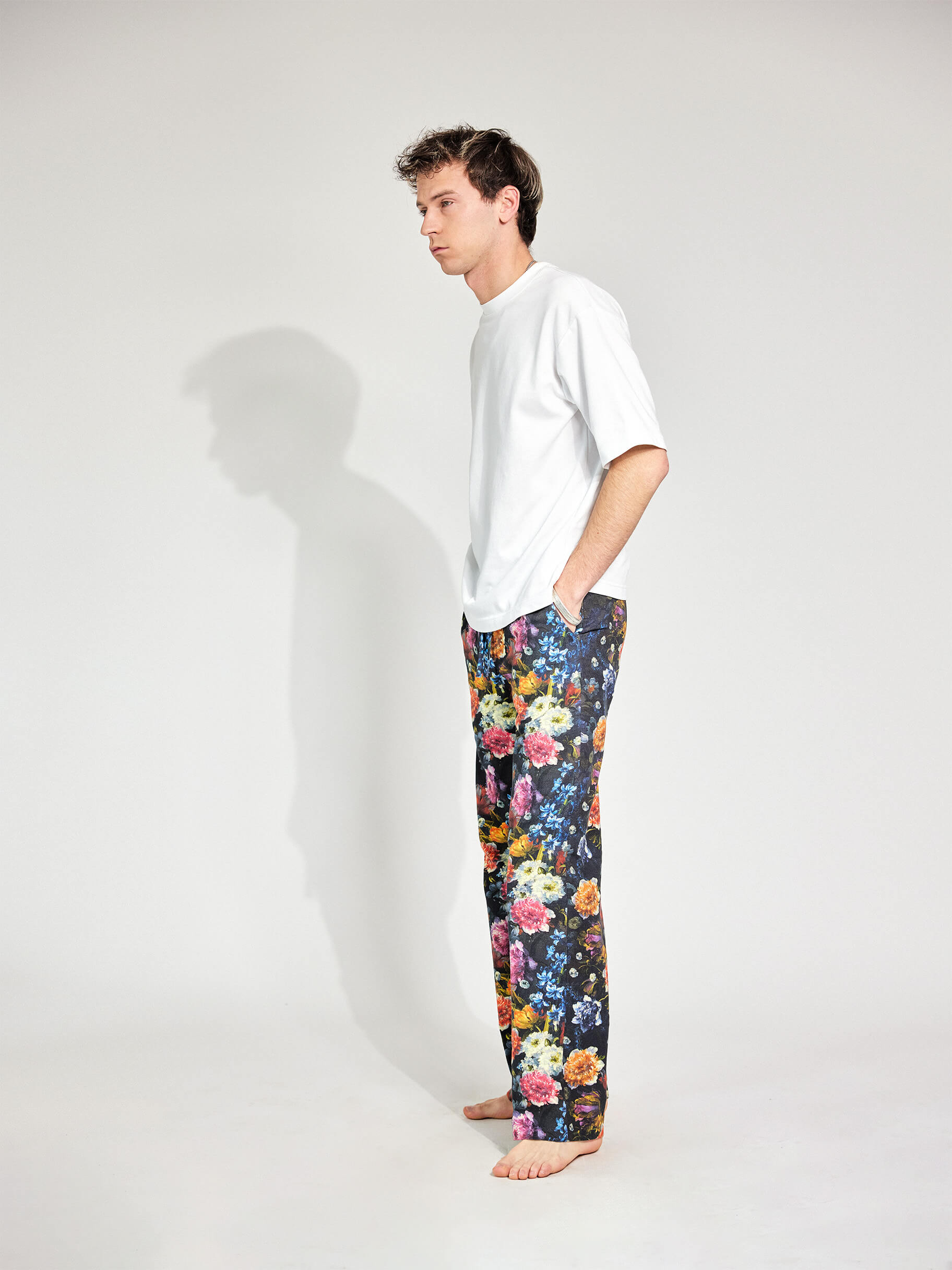 Night Blossom Pyjama Style Hose