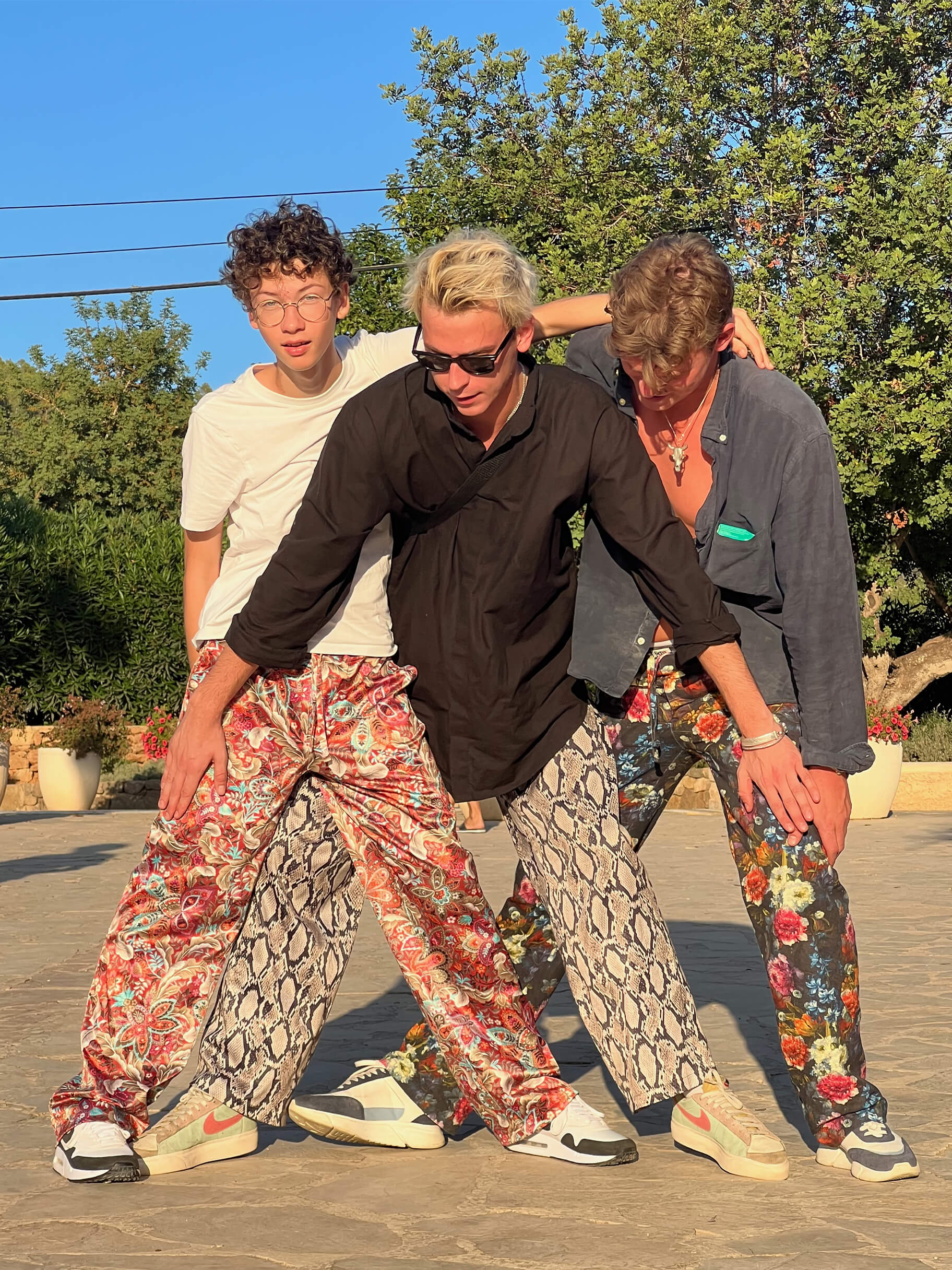 Paisley Park Bootcut Satinhose
