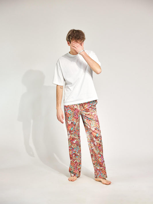 Paisley Park Satinhose mit Paisley-Print