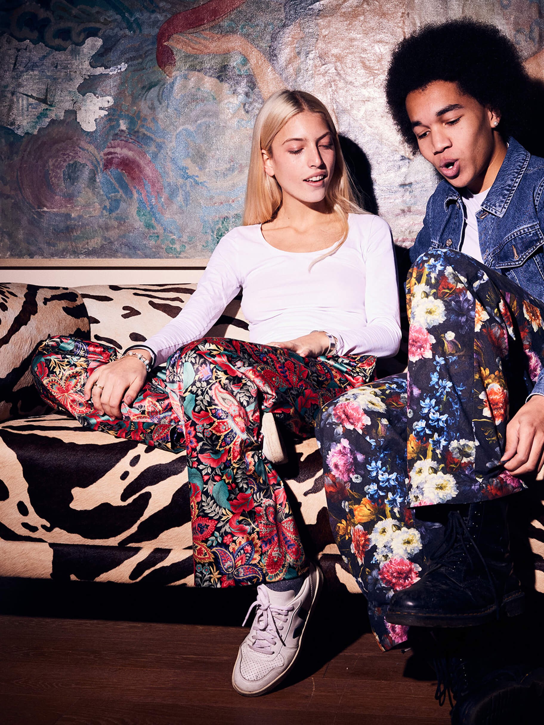 Power Paisley Casualstyle Satinhose