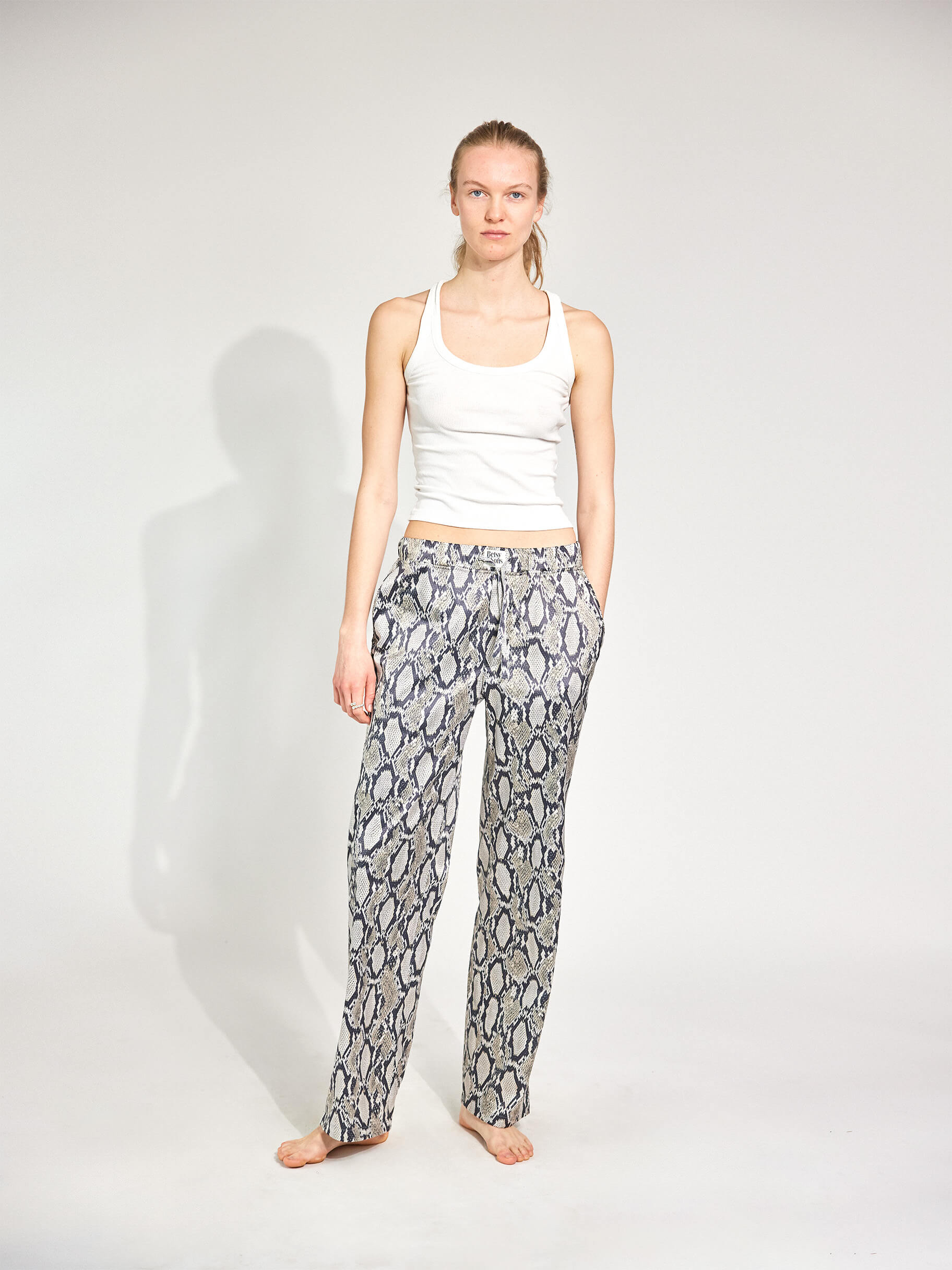 Snake Plissken Satinhose Damen und Herren