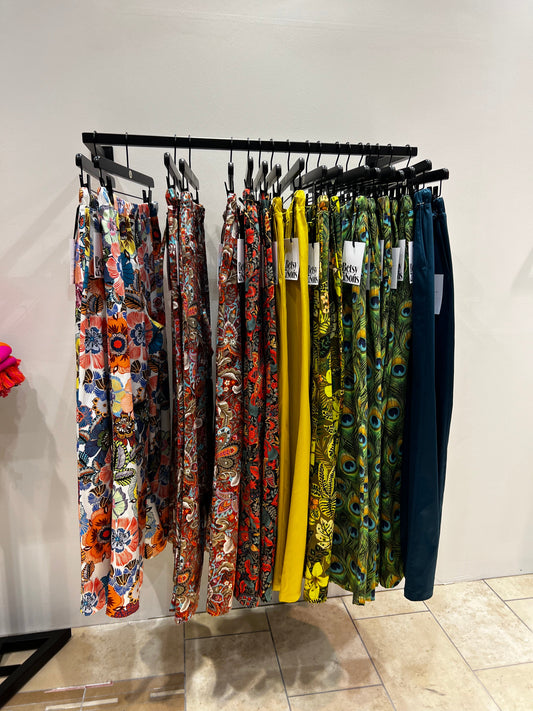 Betsy & Sons Bunte Designer Satinhosen