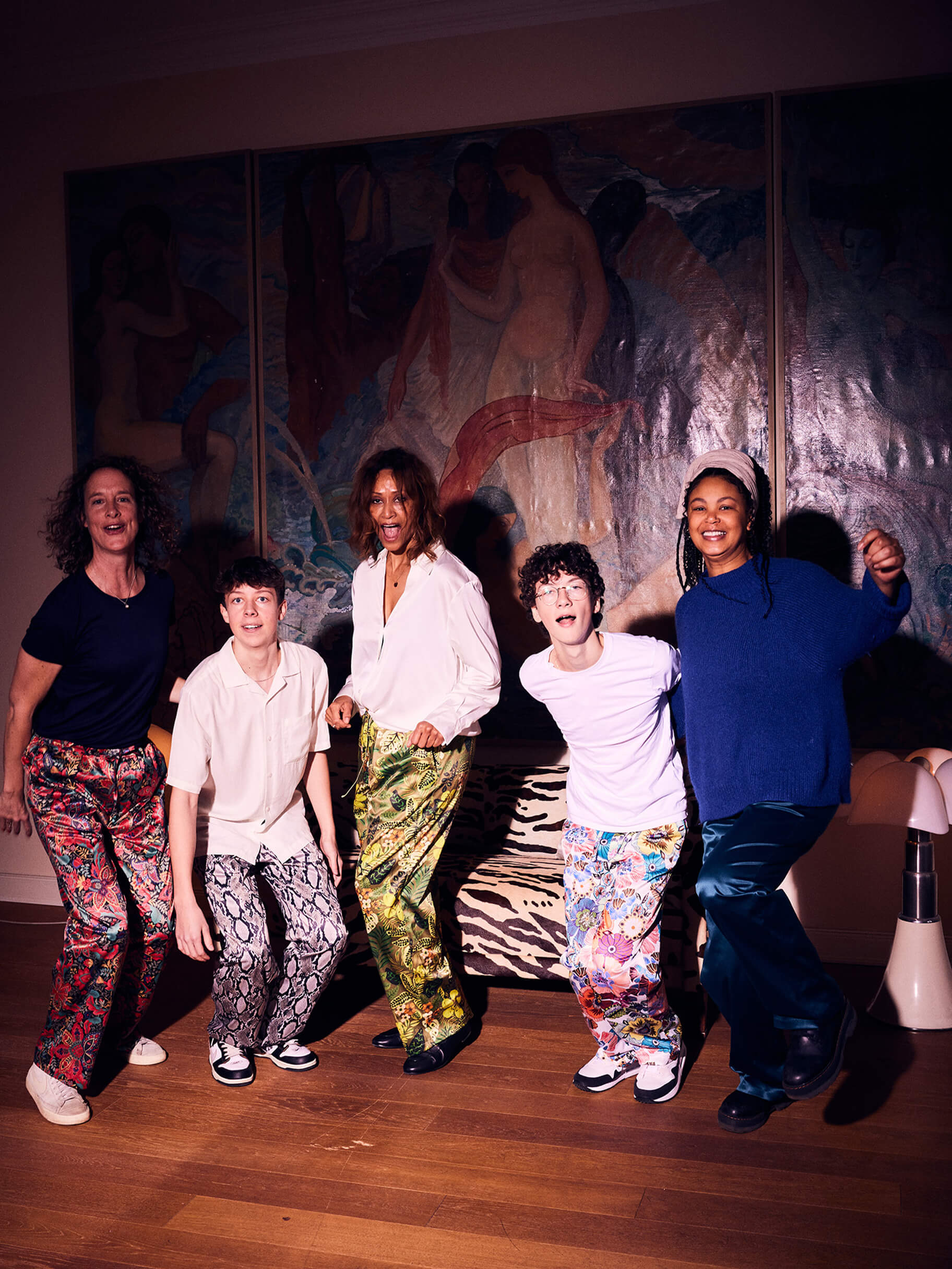 Deep Sean Satinhose Pyjama Style Fashion