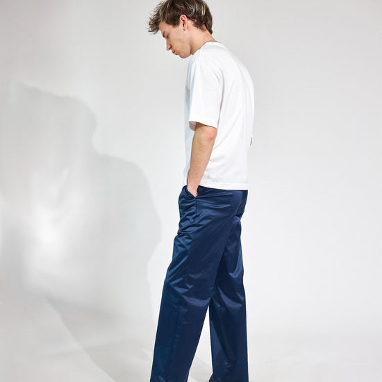 Very Serious Blue Bunte Satinhose Damen und Herren