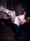 Flower Tantra Satinhose Bootcut Fit
