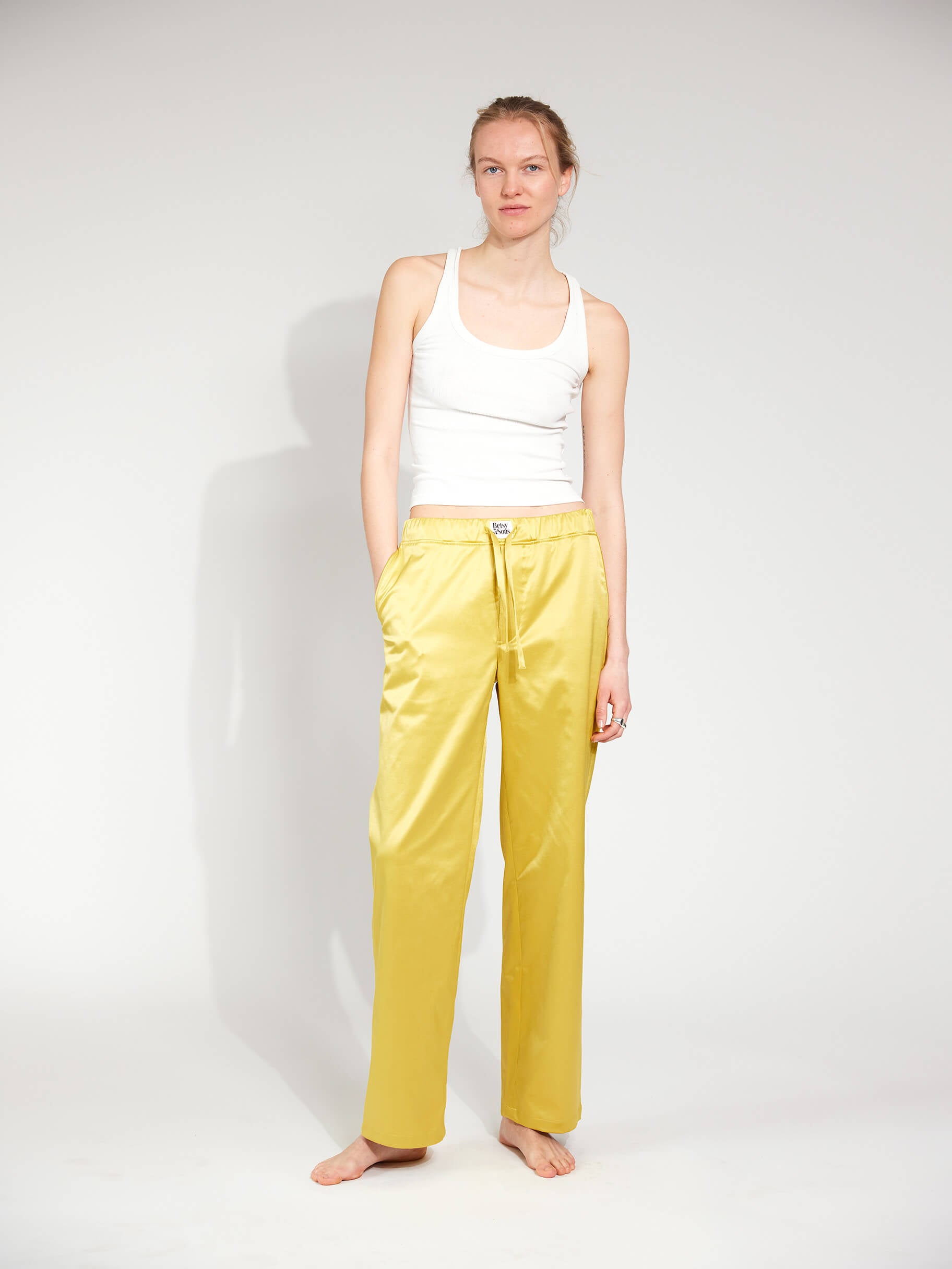 Gold & Glitter Satinhose Damen und Herren