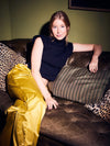 Gold & Glitter Weite Stoffhose Damen und Herren