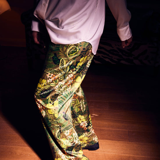 Quincy Jungle Satinhose Unisex Fit