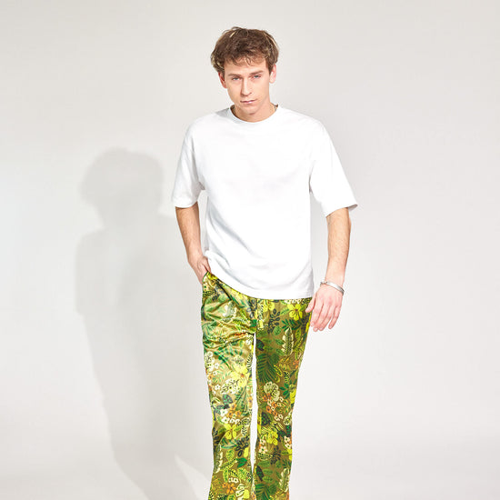 Quincy Jungle Stoffhose Damen und Herren