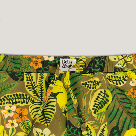 Quincy Jungle Unisex Satinhose Slowfashion Betsy and Sons