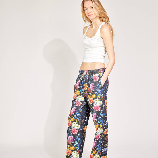 Night Blossom Baumwollhose Unisex Fit