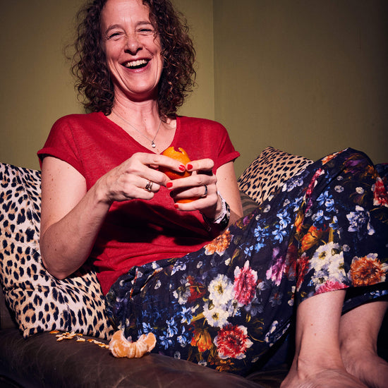 Night Blossom Pyjama Style Hose