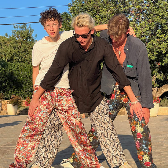 Paisley Park Bootcut Satinhose