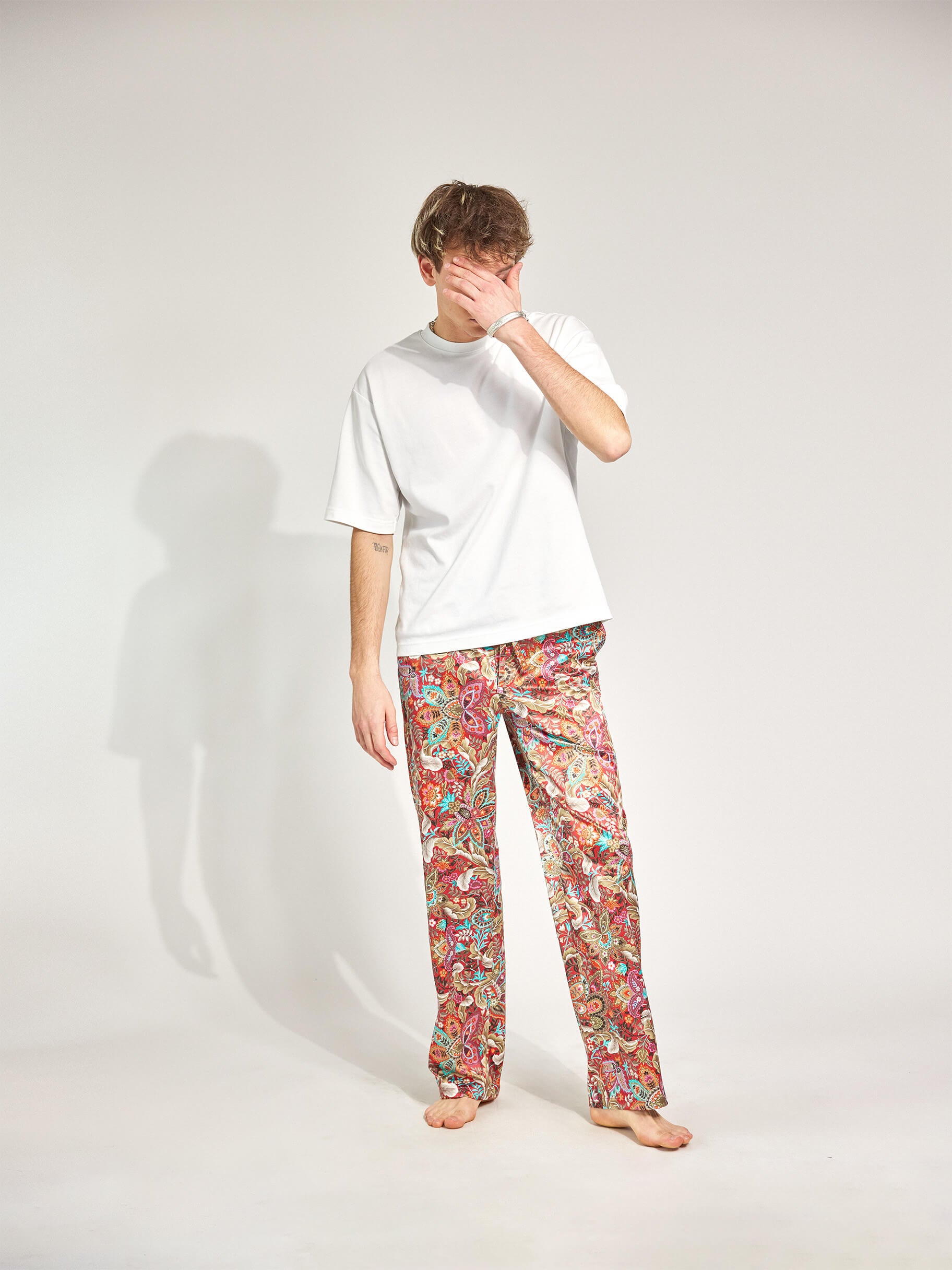 Paisley Park Satinhose mit Paisley-Print