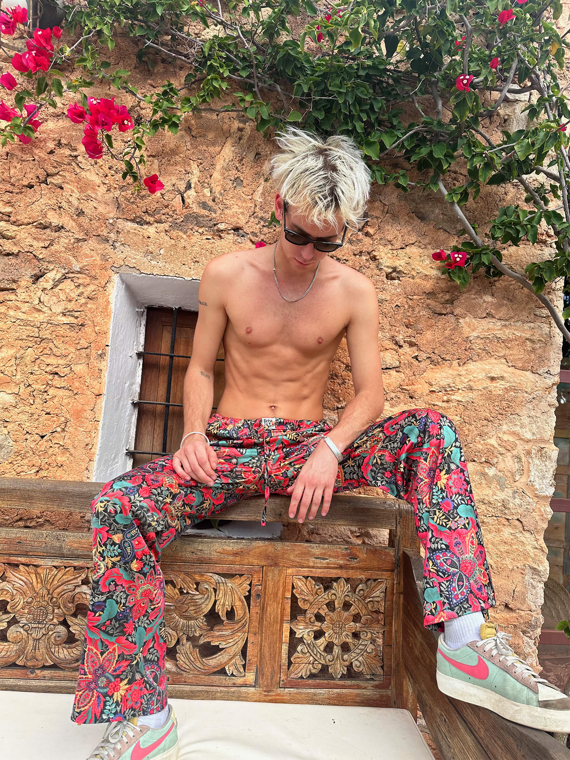 Power Paisley Pyjama Style Hose
