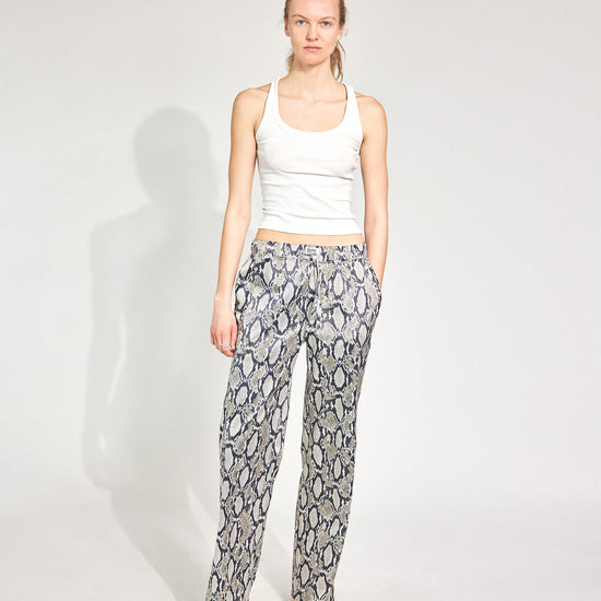 Snake Plissken Satinhose Damen und Herren